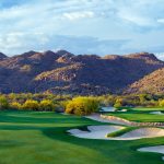 The Gallery at Dove Mountain - View of the green of the thirteenth hole on the South Course of the Golf Community in Tucson, Arizona