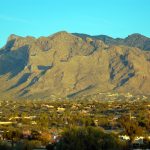 The mountain views from the OMNI Tucson National Golf Course in Tucson, Arizona