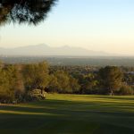 Skyline Country Club - Fairway overlooking the city from the Tucson Arizona golf community