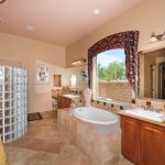 Luxury bathroom in the golf home at Dove Mountain in Tucson Arizona