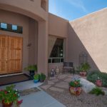 Entryway to the golf home off the South Course of the Gallery at Dove Mountain in Tucson, Arizona