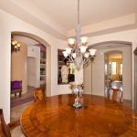 Dining room in the luxury home in Dove Mountain in Tucson, Arizona