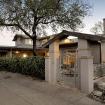 Front court yard of the luxury golf home in Tucson, Arizona