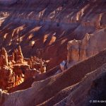 layers of rock creating sandcastles